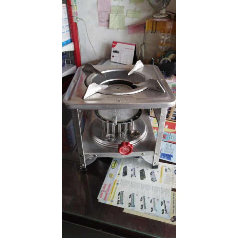 KOMPOR MINYAK TANAH BUTTERFLY SEGI ALUMUNIUM