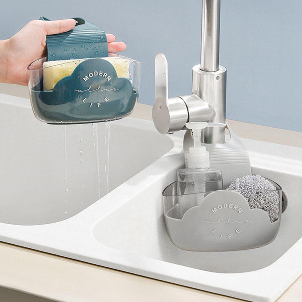 [Elegan] Rak Saluran Air Organizer Wastafel Rumah Hemat Ruang Draining Drying Corner Shelf