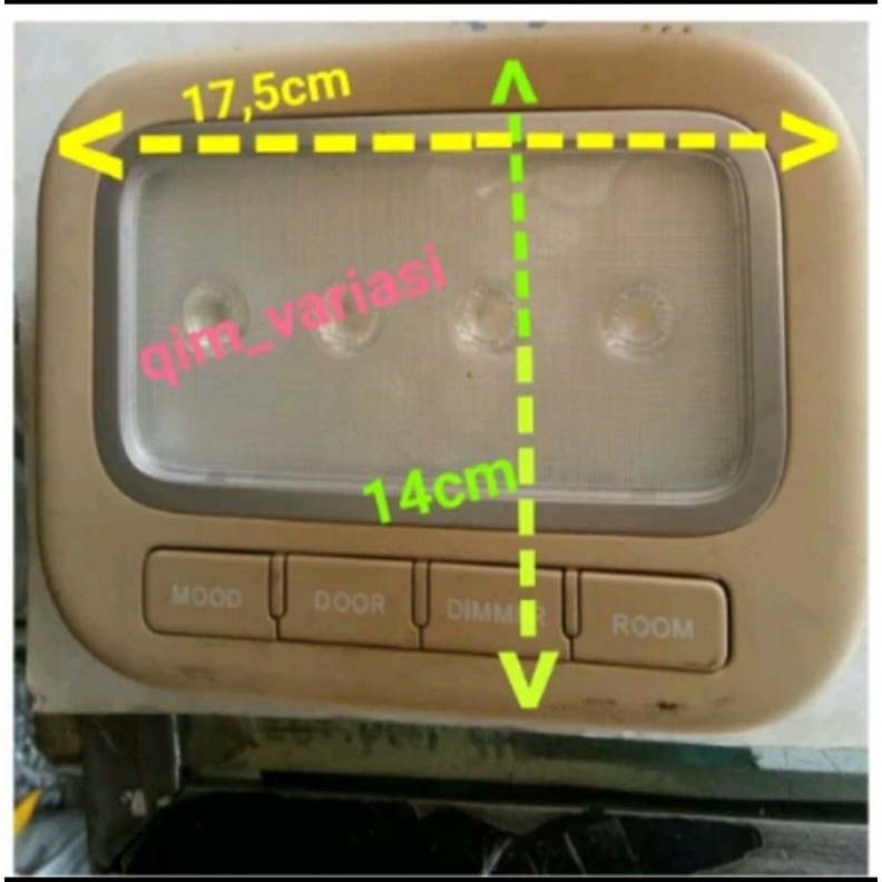 Lampu plafon hyundai H1 i20 original