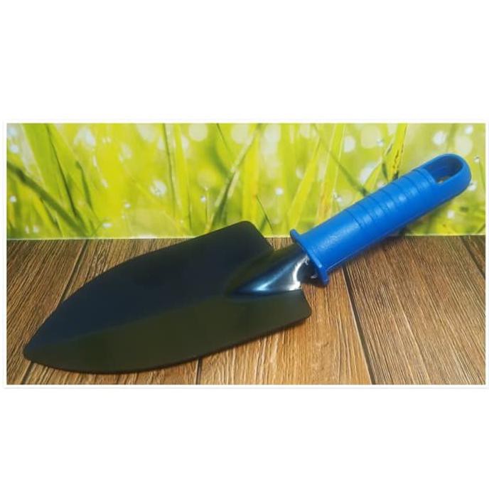 Baru Sekop Kecil Besi Gagang Biru Untuk Home Gardening Diminati Banget