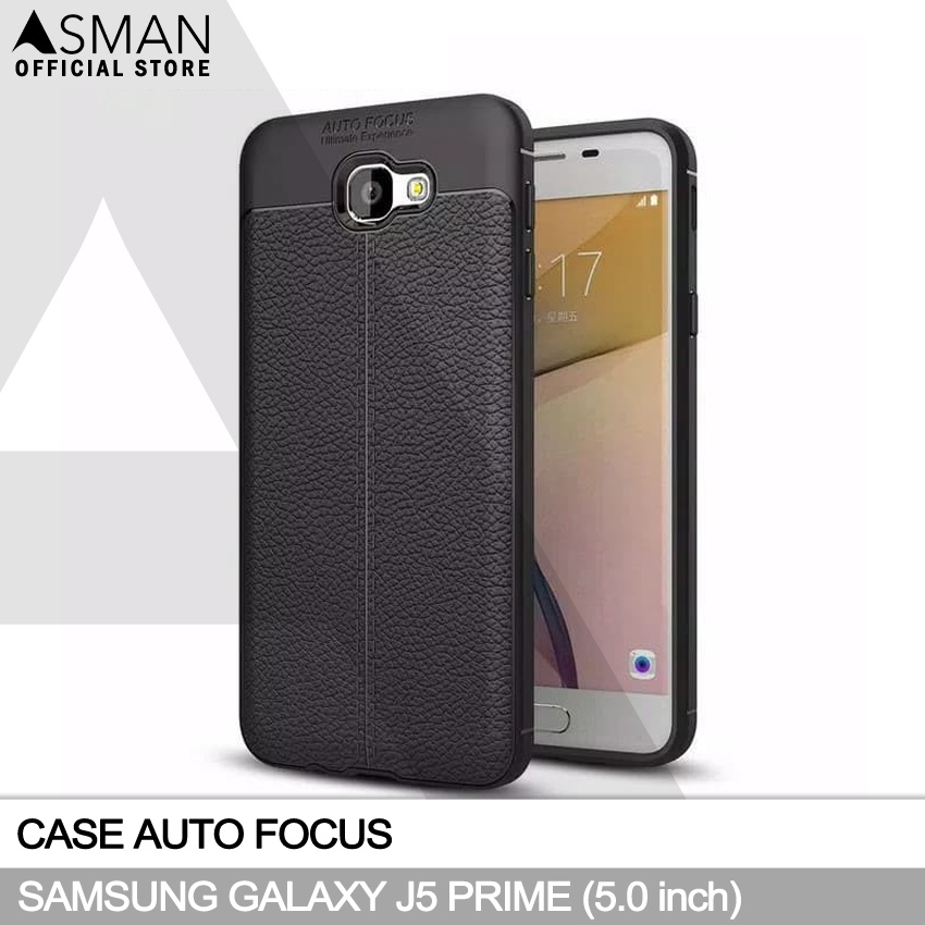 Ultraslim Samsung Galaxy J5 Prime (5.0&quot;) | Softcase Leather - Hitam