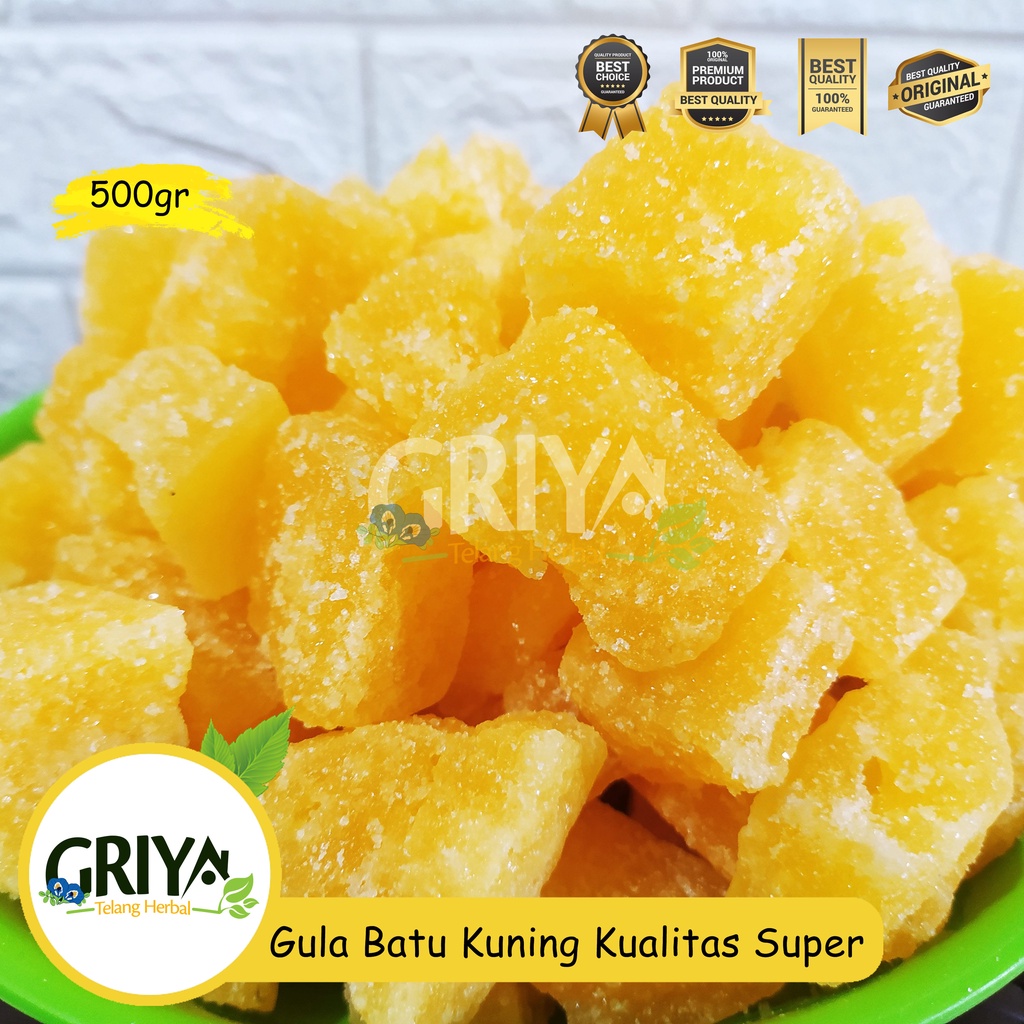 

Gula Batu Kuning Netto 500gr