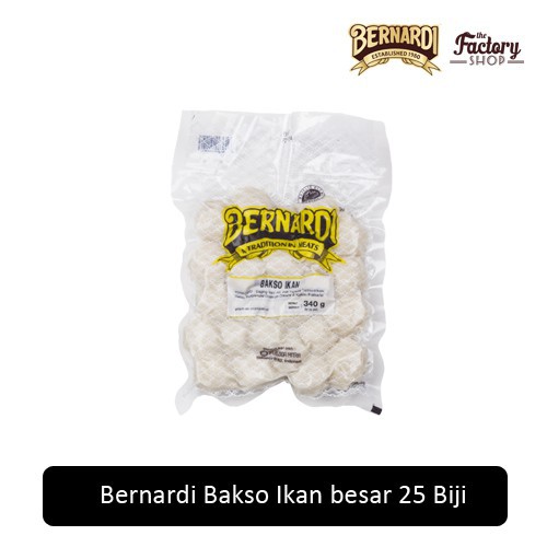 

Bernardi Bakso Ikan Besar 25 Biji