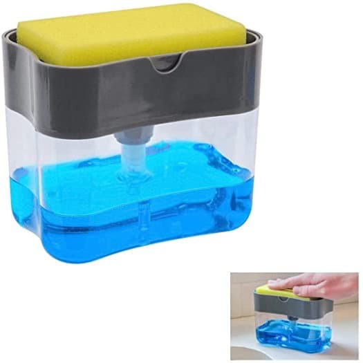 TEMPAT SABUN CUCI PIRING - SOAP PUMP &amp; SPONE CADDY