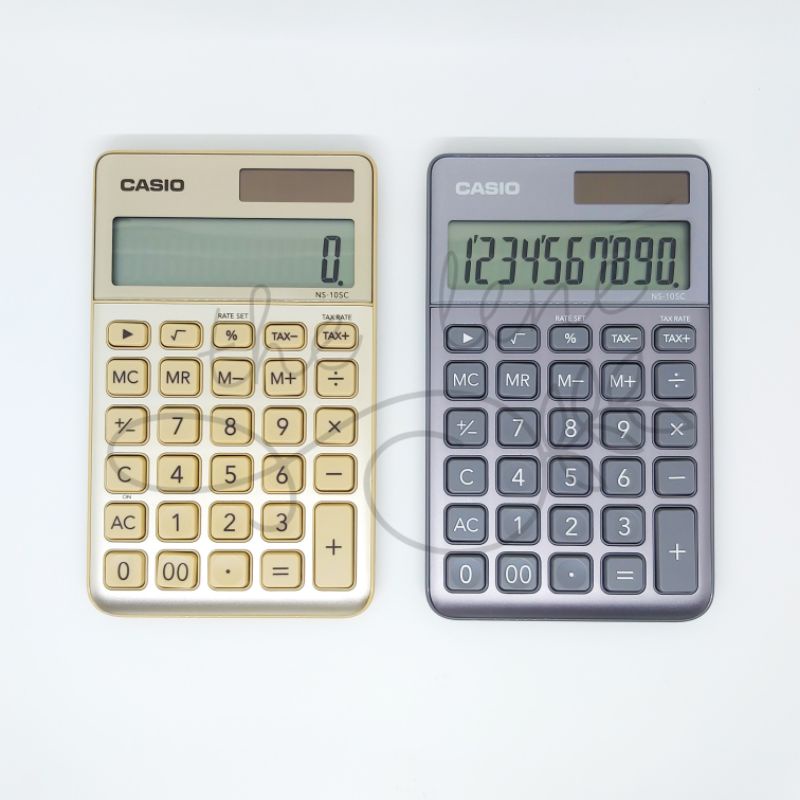 

Kalkulator Casio NS-10SC | Casio NS-10SC-GD | Casio NS-10SC-GY | Kalkulator Casio Warna Emas Abu-Abu | Kalkulator 10 Digit | Kalkulator Fancy | Kalkulator Dagang | Kalkulator Casio NS-10SC Emas | Kalkulator Casio NS-10SC Abu