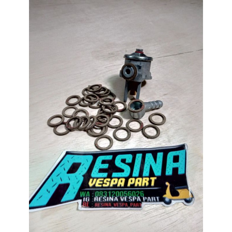 Paking mesin vespa super sprint excel px ps strada set semua all sampai paking cangklong karburator vespa merk acc