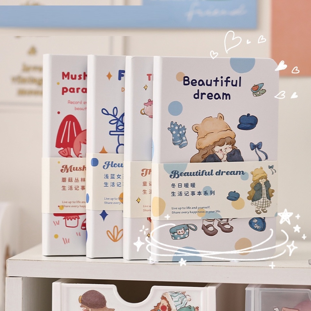 

[DZ] ST491 - Buku Tulis Catatan Karakter / Note Book To Do Planner Mini