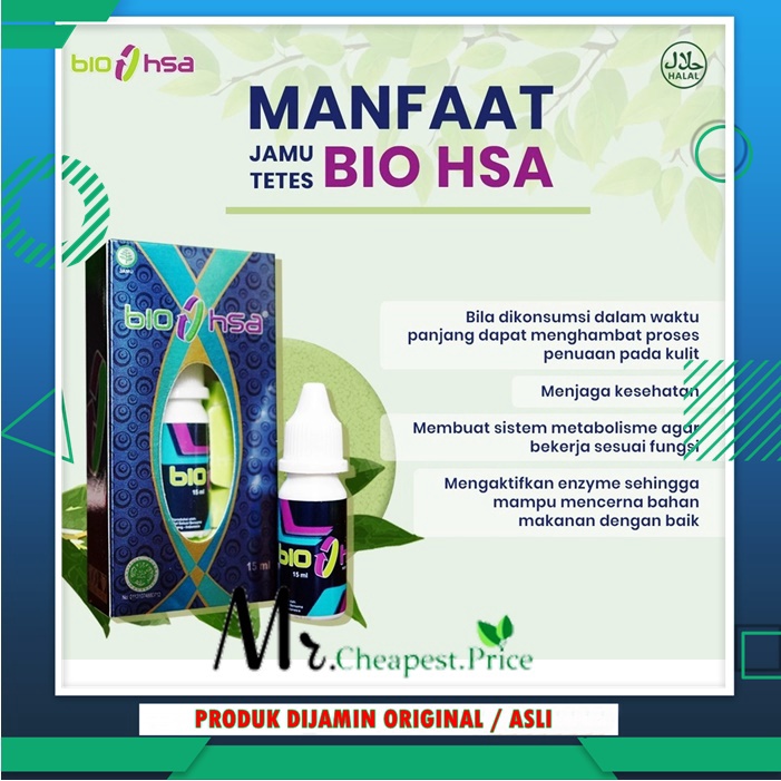 BIO HSA 15 ML ASLI ORIGINAL | JAMU TETES
