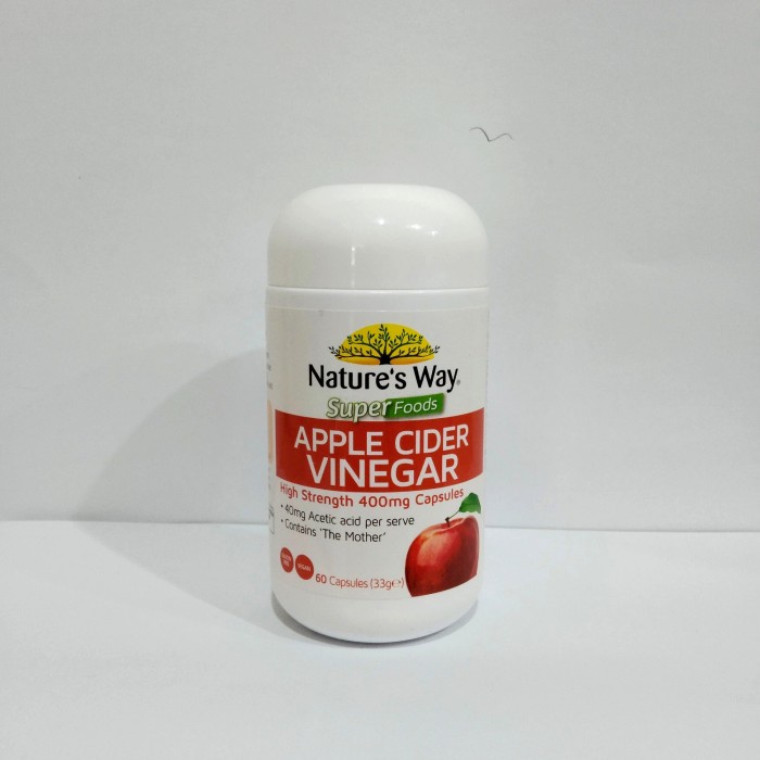 

Nature's Way Super Foods Apple Cider Vinegar 60 Capsules - BARU