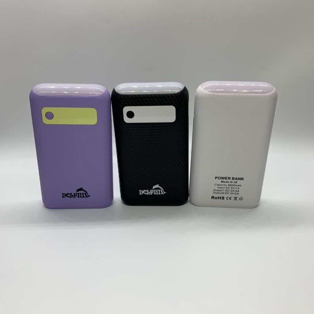 POWERBANK DOLPHIN D30 6600 MAH