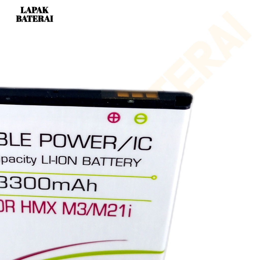 LOG - ON Himax M3 | M21I Baterai Double IC Protection Battery Batre