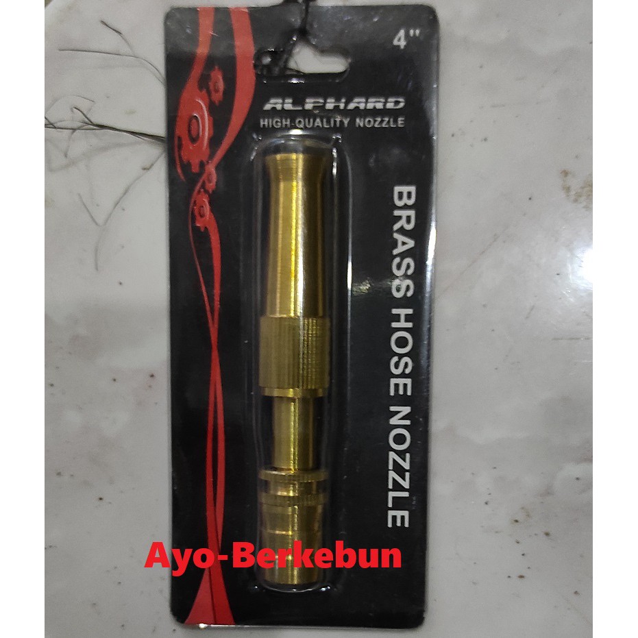 Semprotan Hose Nozzle / nozzle selang / Alat Semprot Semprotan Air Selang (Kuningan) Sprayer Air