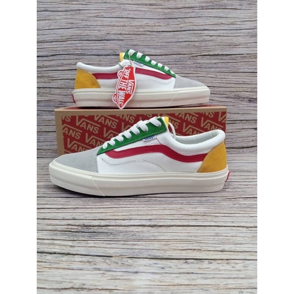 Sepatu vans old skool mars mallow multy shoes sneakers