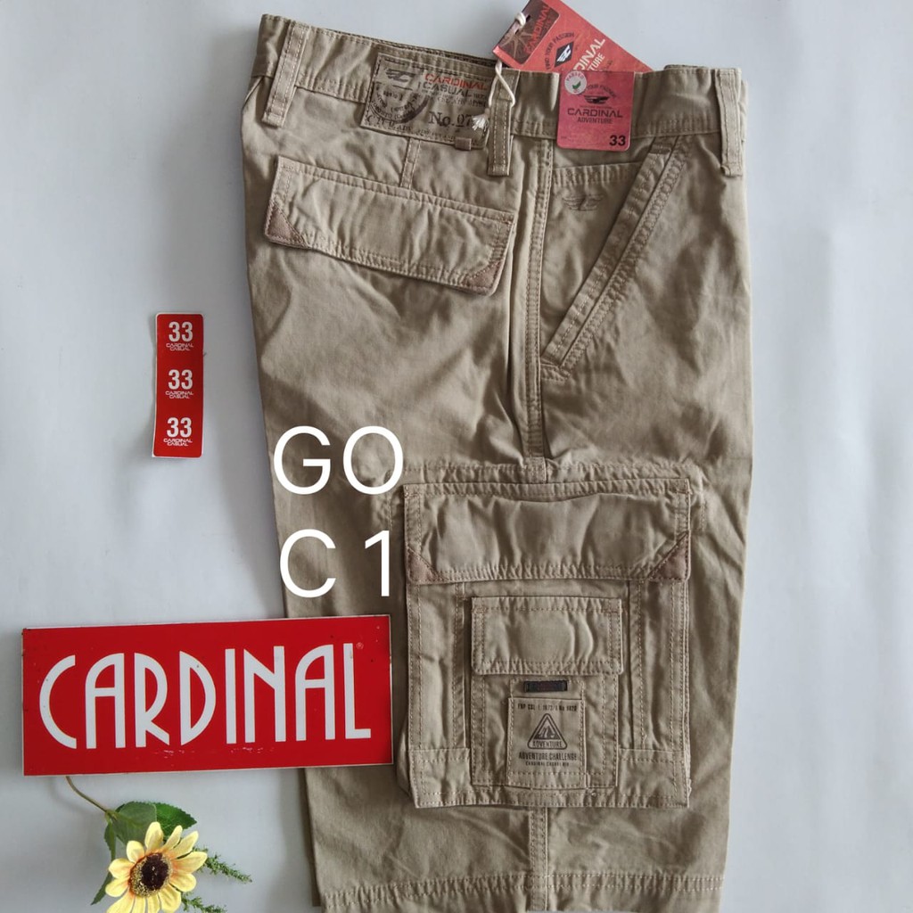 gof 33-KPL CARDINAL KEMPOL CASUAL Celana Pendek Cowok Celana Kempol Fashion Pria Brand Kekinian