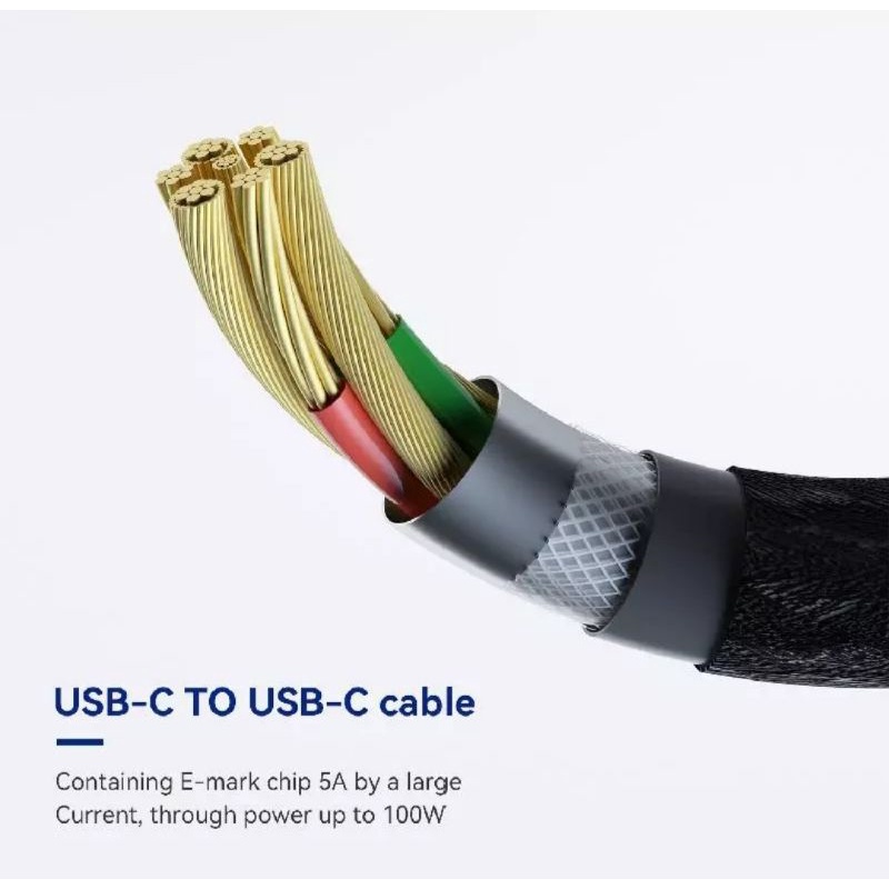 Joyseus USB Cable Type C to C Fast Charging JC07CC