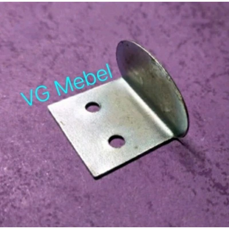 Plat klem kaca cermin model L