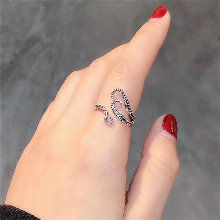 Unisex Fashion  Punk Style Octopus Ring / Popular Stainless Steel Finger Ring / Elegant Sliver Colour Sea Animal  Party Rings