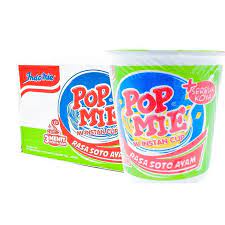 

POP MIE INSTANT REGULER KUAH RASA SOTO KEMASAN DUS ISI 24 PCS