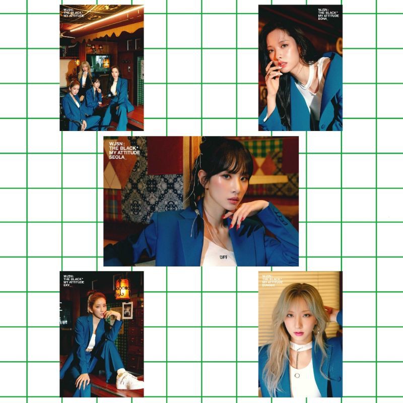 POSTER KPOP - WJSN (COSMIC GIRL) THE BLACK