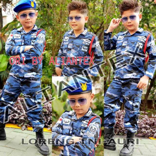 LORENG TNI-AURI /BAJU PROFESI ANAK