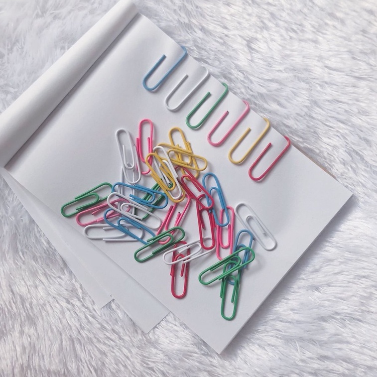 

Vinyl Paper Clips Klip Kertas Kenko