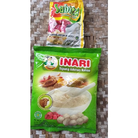 

Paket Tepung Bumbu Bakso + Pengenyal dan Perenyah. Buat bakso dirumah lebih mudah