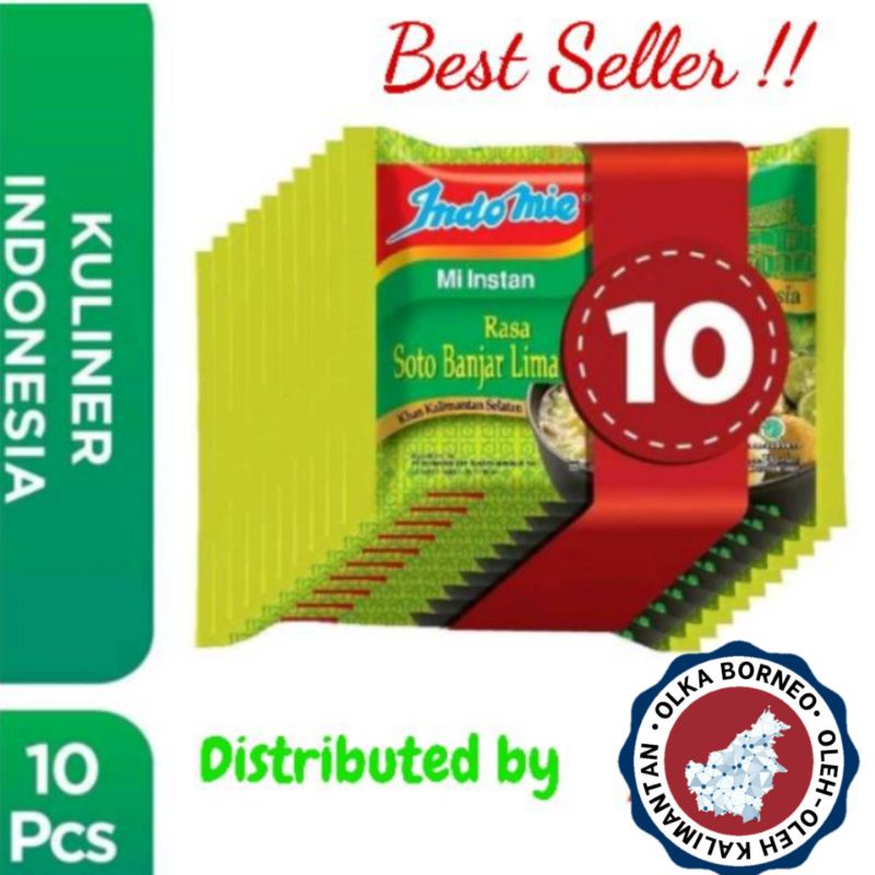 

Indomie Soto Banjar 10 pcs GRATIS KARDUS