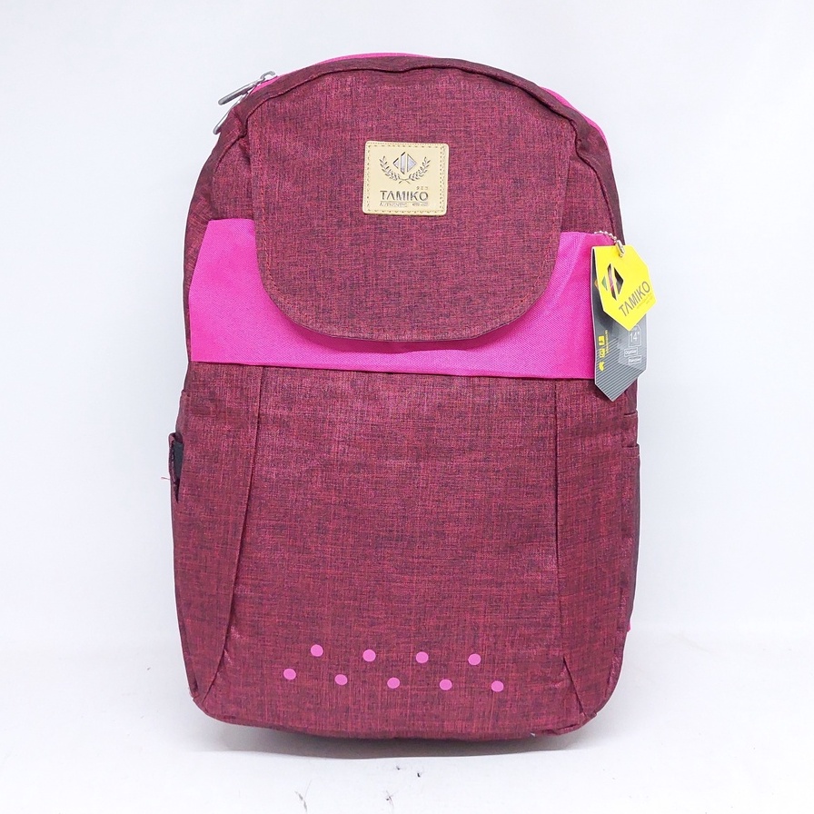 RANSEL LAPTOP TAMIKO / BACKPACK IMPORT TAMIKO FREE JAS HUJAN / TAS LAPTOP IMPORT TAMIKO ORIGINAL ASLI / TAS SEKOLAH SMP SMA KULIAH CEWEK MURAH BARU KUAT / TAS PUNGGUNG WANITA / STYLISH BAGPACK