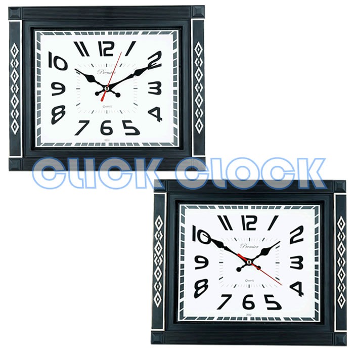 Jam Dinding Polos Unik PREMIER 2033 Wall Clock Dekorasi Rumah Minimalis