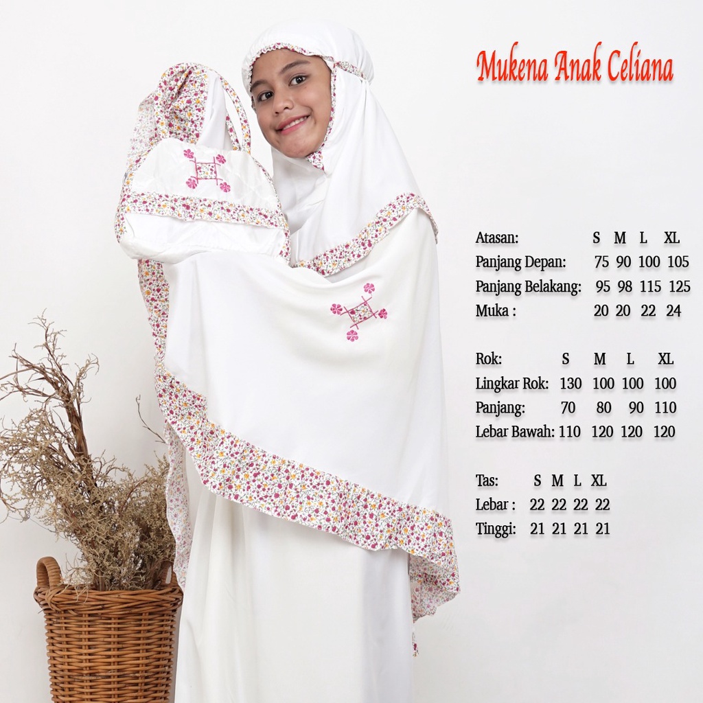 mukena anak katun rempel amanah best seller