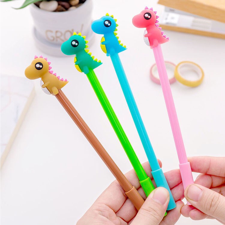 

Pena Dino Gel Pen Bentuk Dinosaurus Lucu