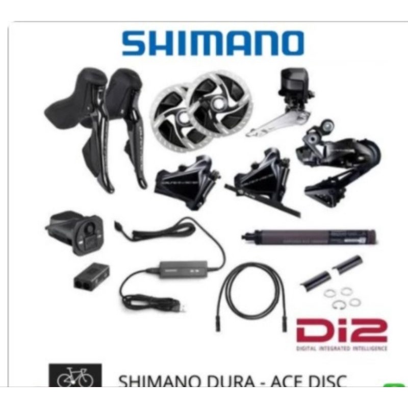 GROUPSET SHIMANO DURA ACE Di2 EW-RS910 DISC BRAKE (bekas/second)
