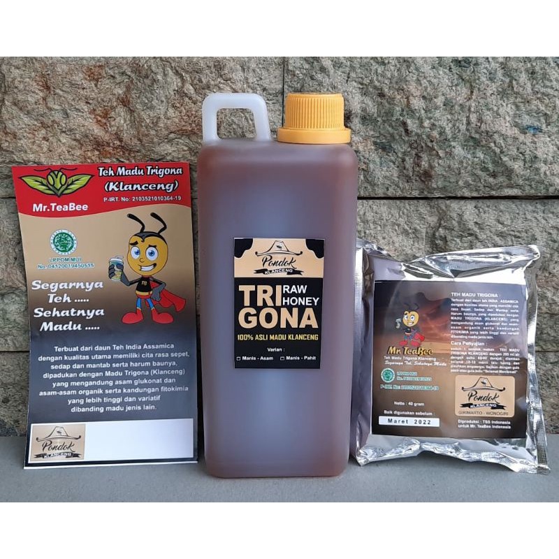 

MADU KLANCENG, MADU TRIGONA KEMASAN 1000 ml / 1 liter, ORGANIC TANPA PENGAWET