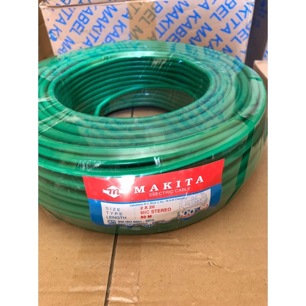 Kabel Mic Stereo Makita Canare Dus 80 Meter 2x20 80m 1 Roll