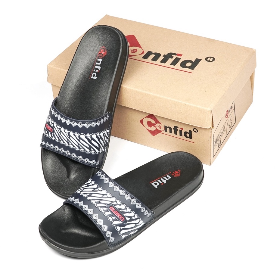 Confid - Sandal Slop Casual Pria (JPR)-2