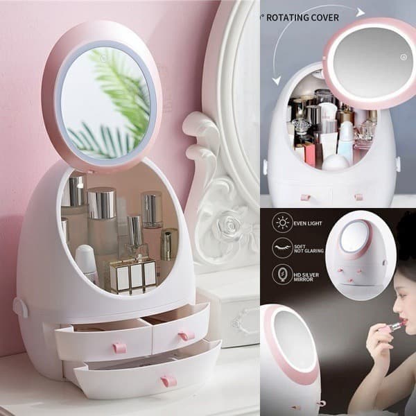 Rak Kosmetik Makeup Storage Box Rak Kosmetik Multifungsi Kotak MakeUp MUA