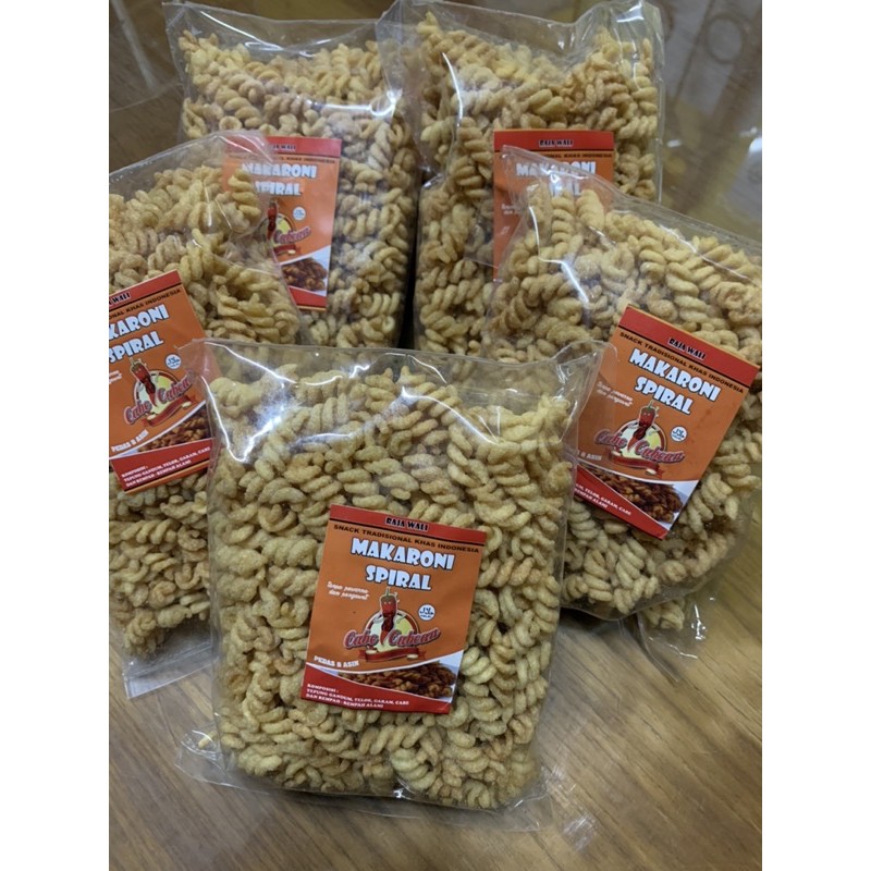 

Makaroni Ulir Asin/ makaroni spiral Asin/ Macaroni Asin isi 250 gr