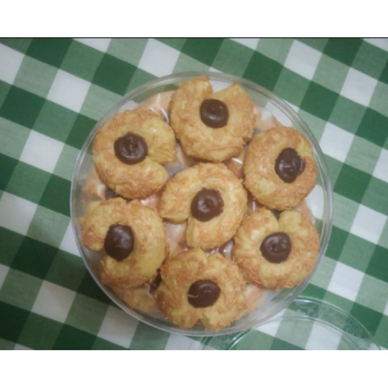 

kue kering nuttela cheese/thumbprint cookies nuttela