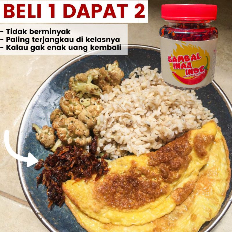 

GRATIS! BAYAR 1 DAPATNYA 2 SAMBAL REBON MAIQ MERES KHAS LOMBOK