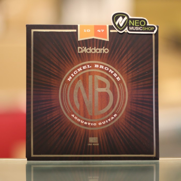 Senar Akustik D'Addario NB1047 Nickel Bronze string extra light Asli