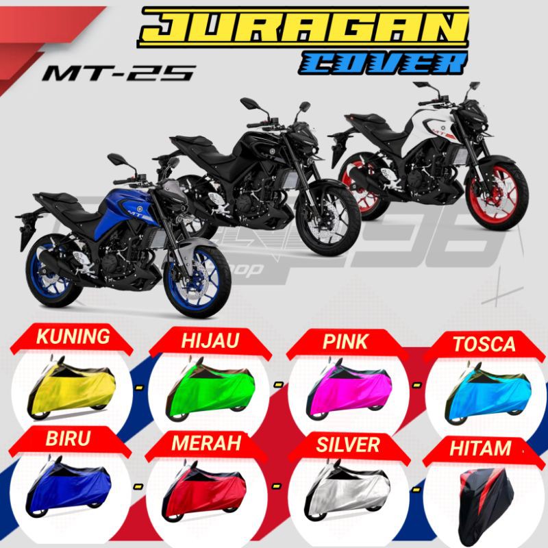 Body Cover Motor Sarung Motor Mt25 Byson Vixion Cb150r Megapro Tiger Scorpio Verza