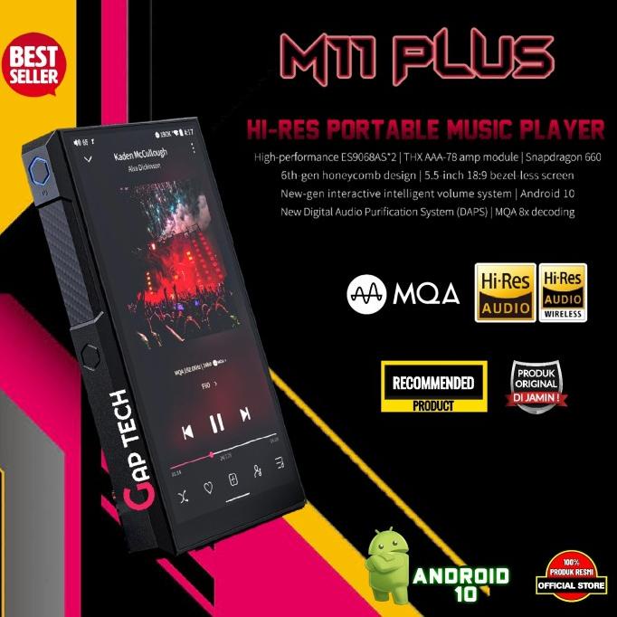 FIIO M11 PLUS / M 11 PLUS / M11+ LTD Hi-Res Digital Audio Player / DAP Termurah