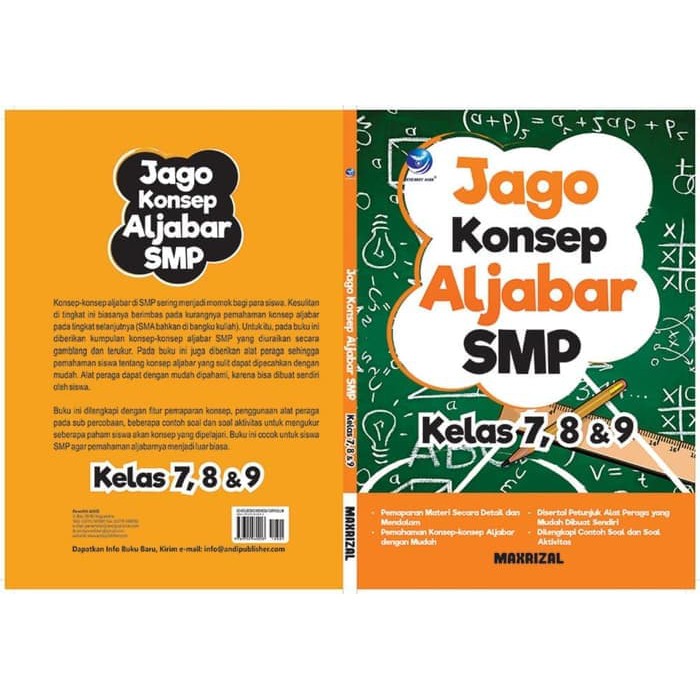Jago Konsep Aljabar Smp Kelas 7 8 Dan 9 Shopee Indonesia
