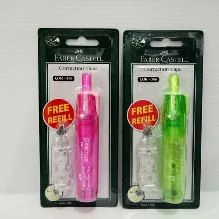 

Correction Tape / Tip-Ex Kertas Faber Castell QJR-506
