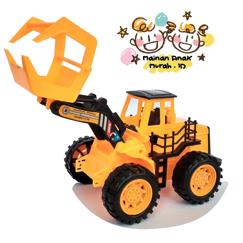  Mainan  Anak Super Truck Engineering Bego Excavator  