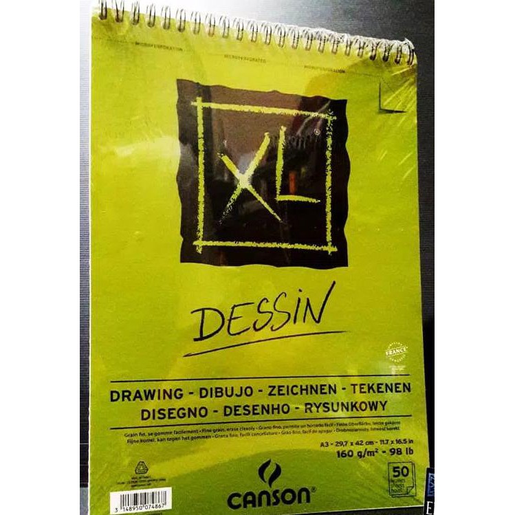 

BUKU GAMBAR A3 / XL DESSIN CANSON TERLARIS