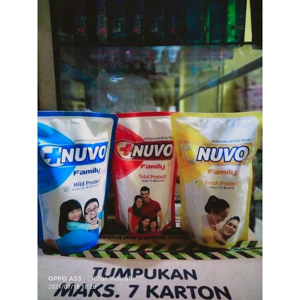 sabun cair nuvo 450 ml