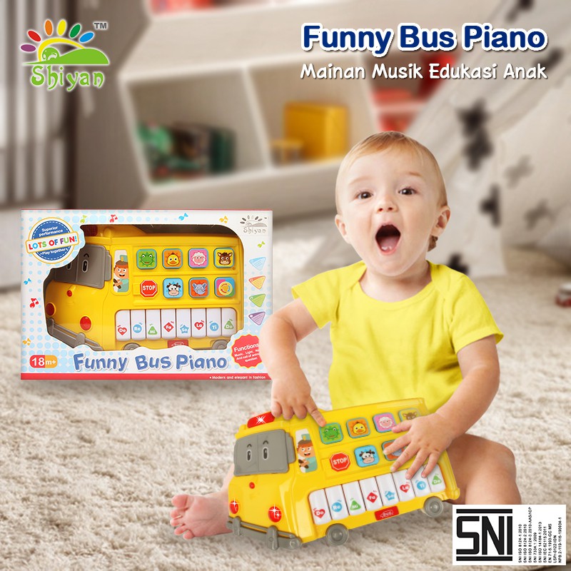  Shiyan mainan  alat musik anak bayi  suara hewan bentuk 