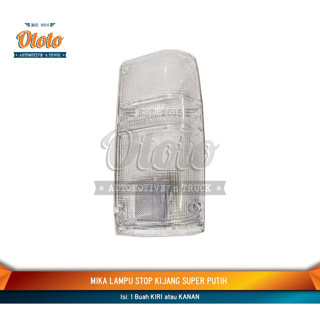 Mika Stop Kijang Super Putih -Mika Lampu Belakang Kijang Super Putih