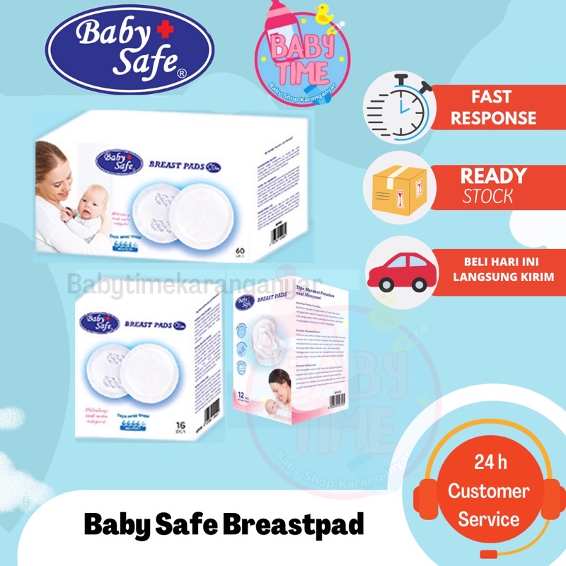 BREAST PADS BABY SAFE / BANTALAN ASI BABYSAFE ISI 12 16 dan ISI 60 PCS